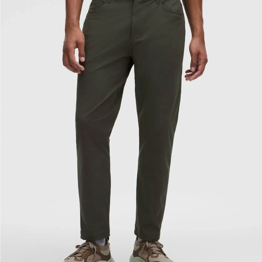 Men’s ABC Slim-Fit 5 Pocket Pant Warpstreme (Gator Green) - Picture 5 of 6